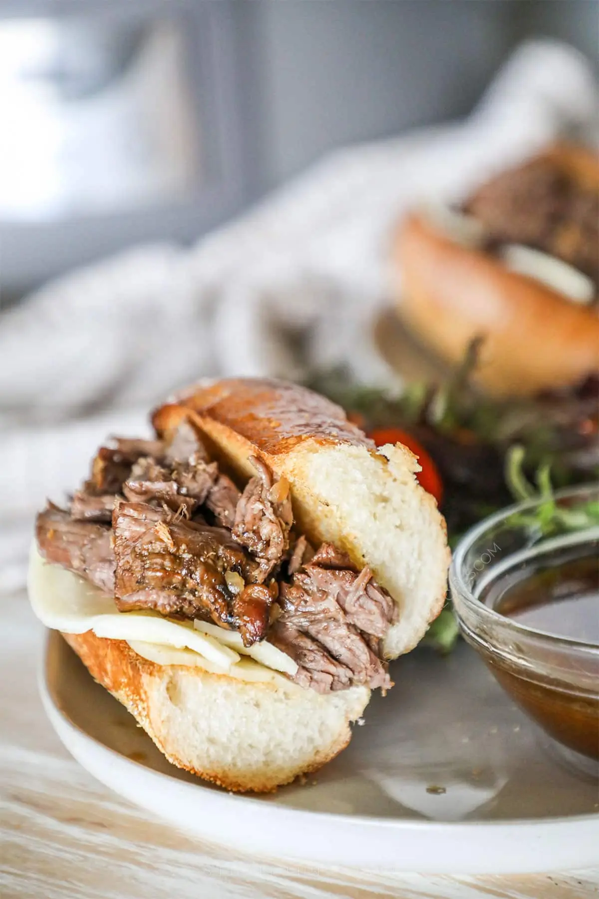 Beef Dip Sandwich at K Motel & Steakhouse Restaurant in Swift Current, SK